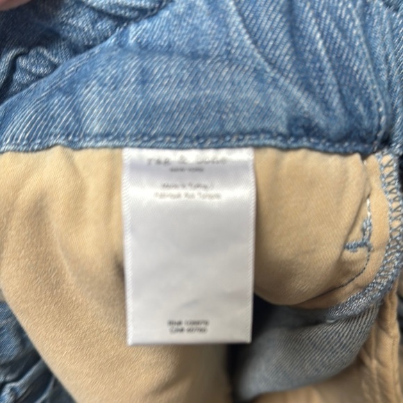 Rag & Bone Paper Bag Lightweight Denim Shorts Size 27 - Picture 14 of 15